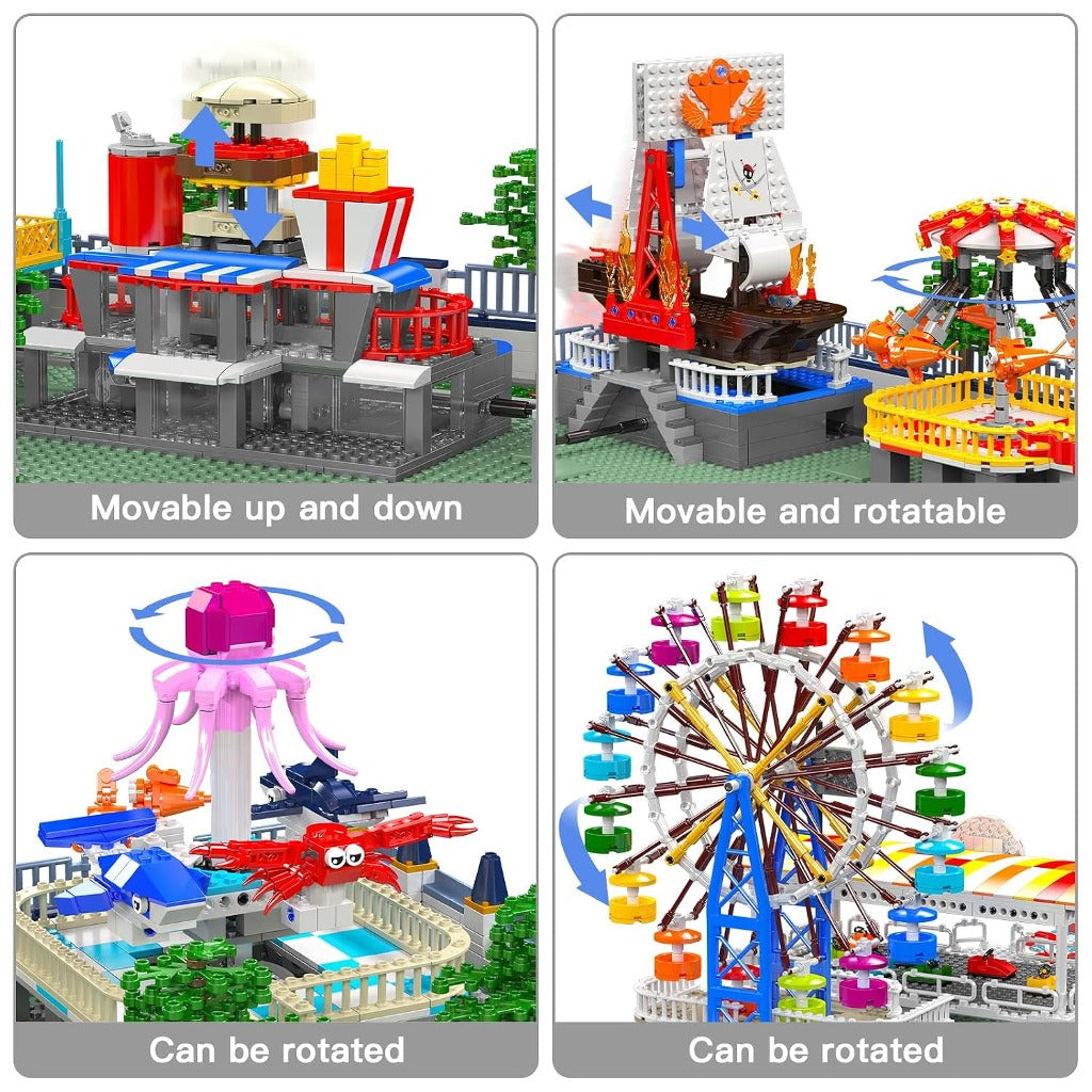 Mould King Amusement Park (11022) building set - view 3