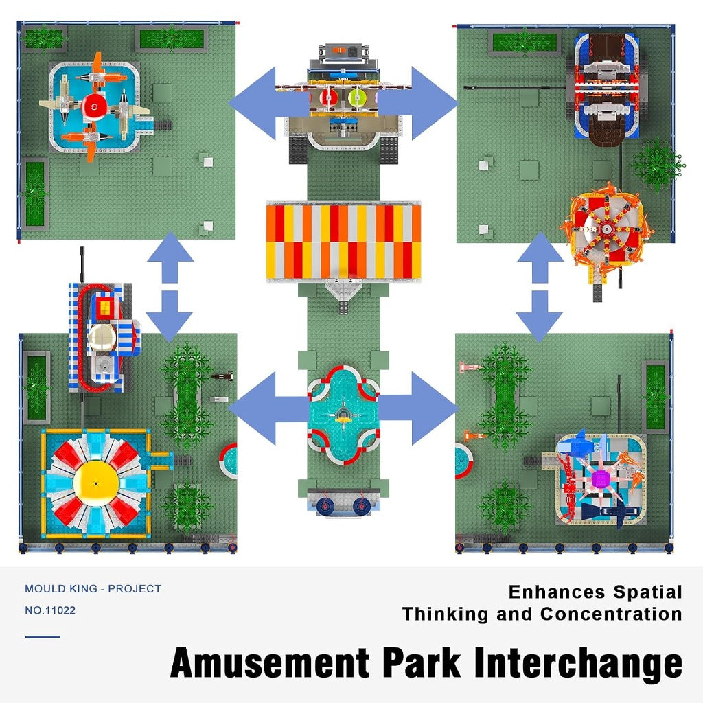 Mould King Amusement Park (11022) building set - view 4