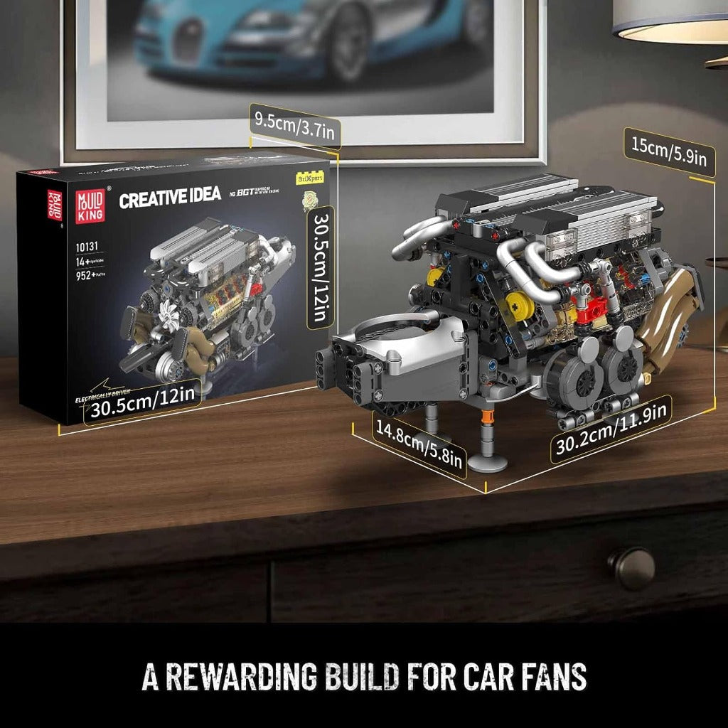 Mould King BGT Motorised W16 Engine (10131) building set - view 2