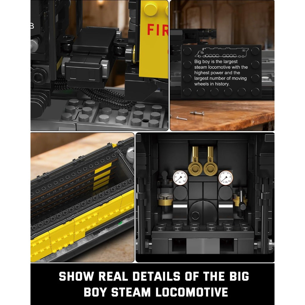 Mould King Big Boy 4-8-8-4 Steam Locomotive (12049) building set - view 3