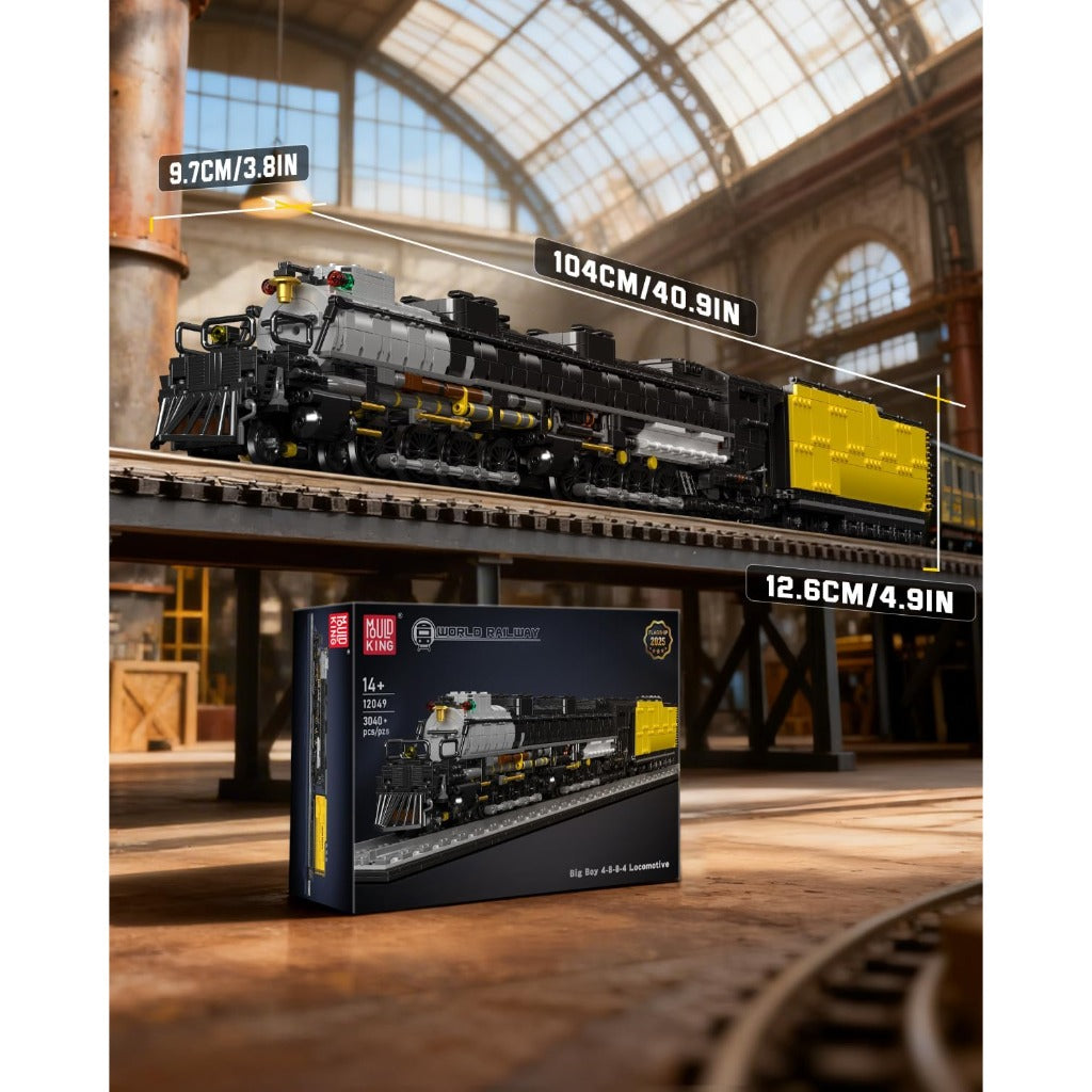 Mould King Big Boy 4-8-8-4 Steam Locomotive (12049) building set - view 6