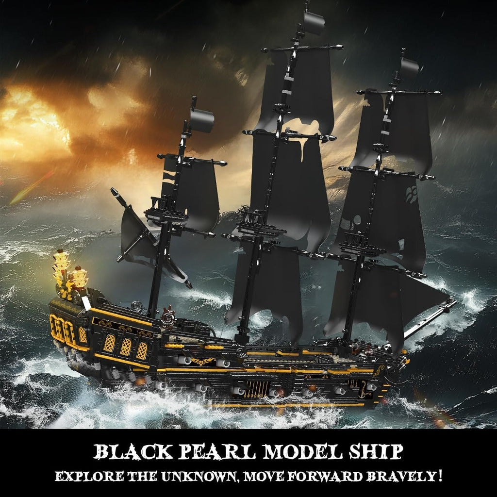 Mould King Black Pirates Ship (13199) building set - view 3