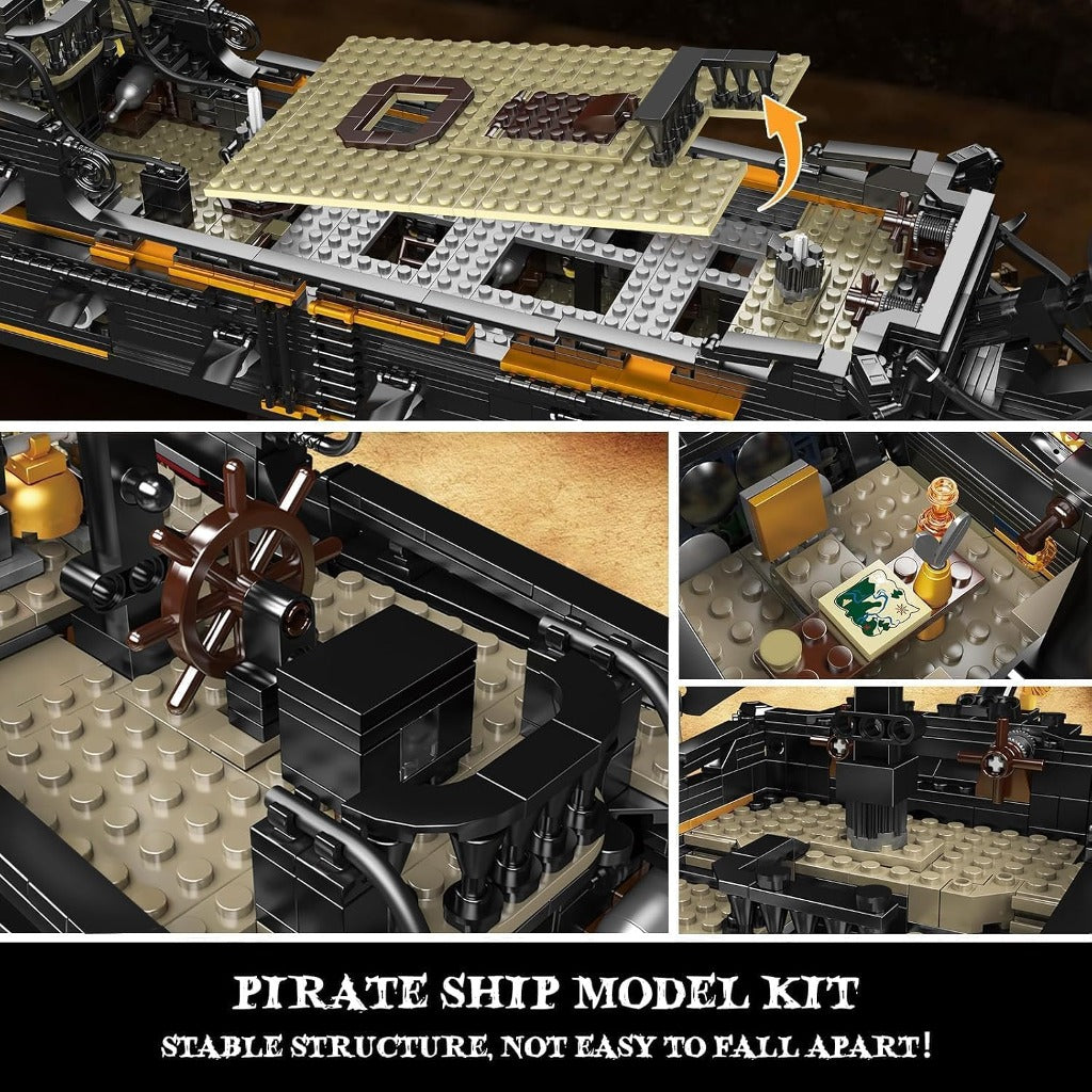 Mould King Black Pirates Ship (13199) building set - view 5