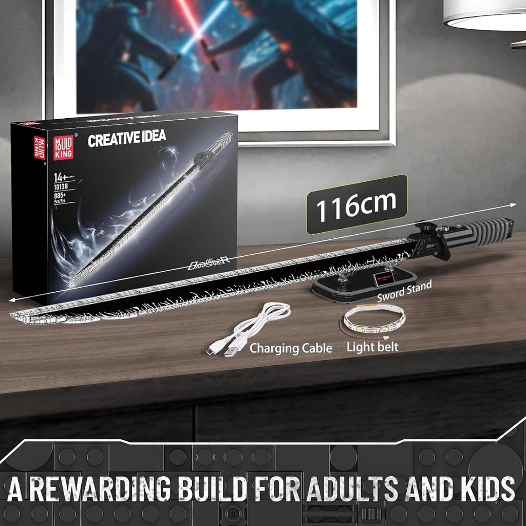 Mould King Black Saber Life-Sized Replica (10138) building set - view 4