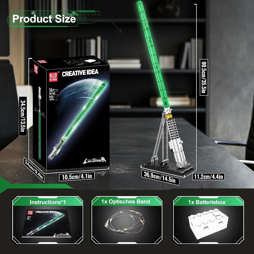 Mould King Cosmic Knight's Laser Sword Life-Sized Replica (10140) building set - view 2