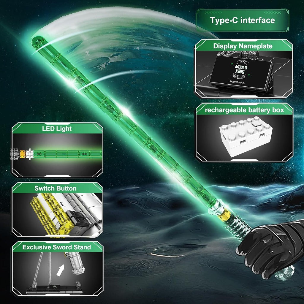 Mould King Cosmic Knight's Laser Sword Life-Sized Replica (10140) building set - view 3