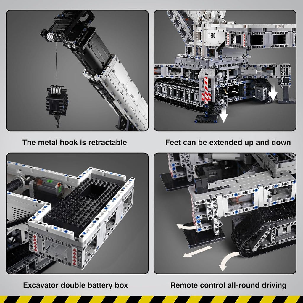 Mould King Crawler Crane 11200 (17002) building set - view 5