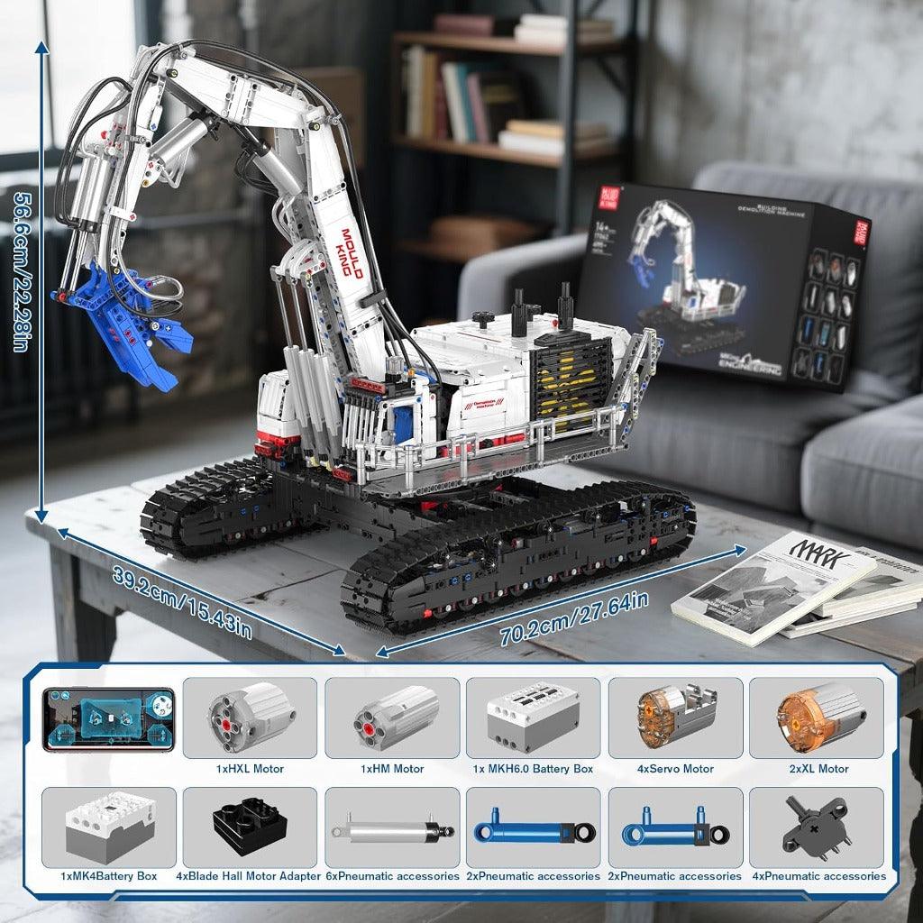 Mould King Demolition Excavator (17062) building set - view 6
