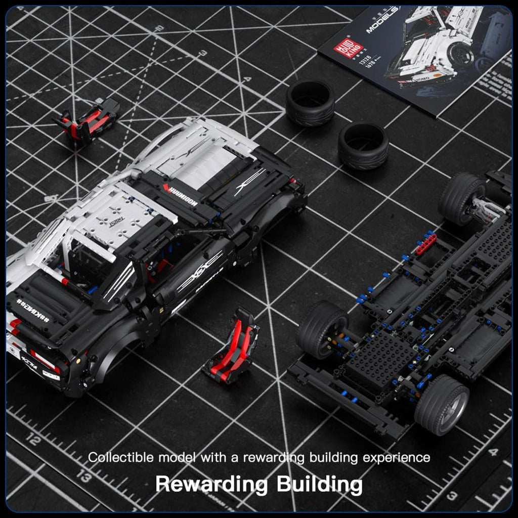 Mould King Remote Controlled Hellcat Muscle Car (13128) building set - view 6