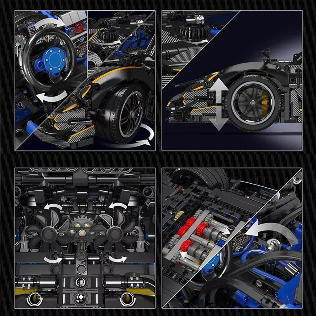 Mould King Huayra (13182) building set - view 8