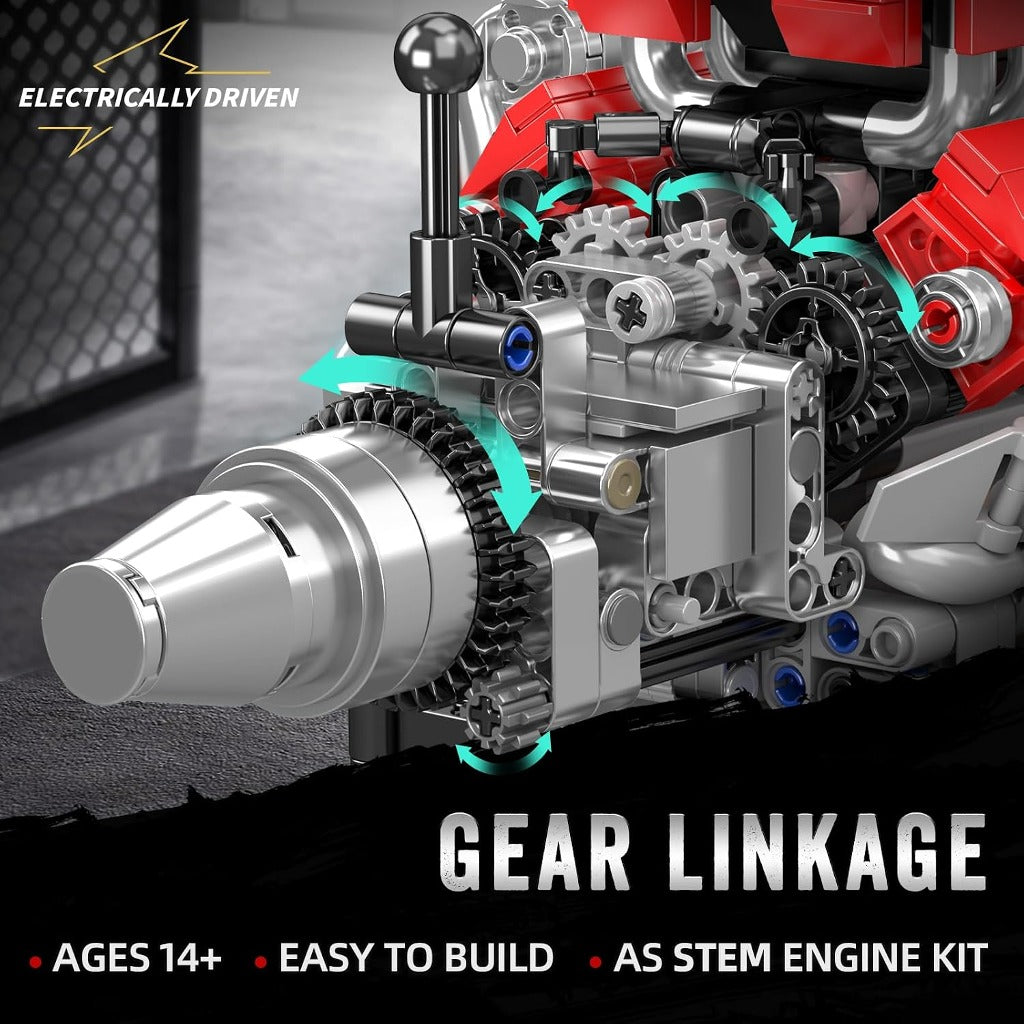 Mould King Italian V8 Engine (10204) building set - view 4