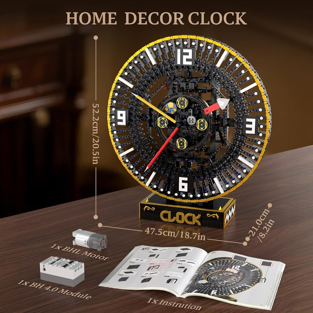 Mould King Mechanical Gear Clock (10160) building set - view 3