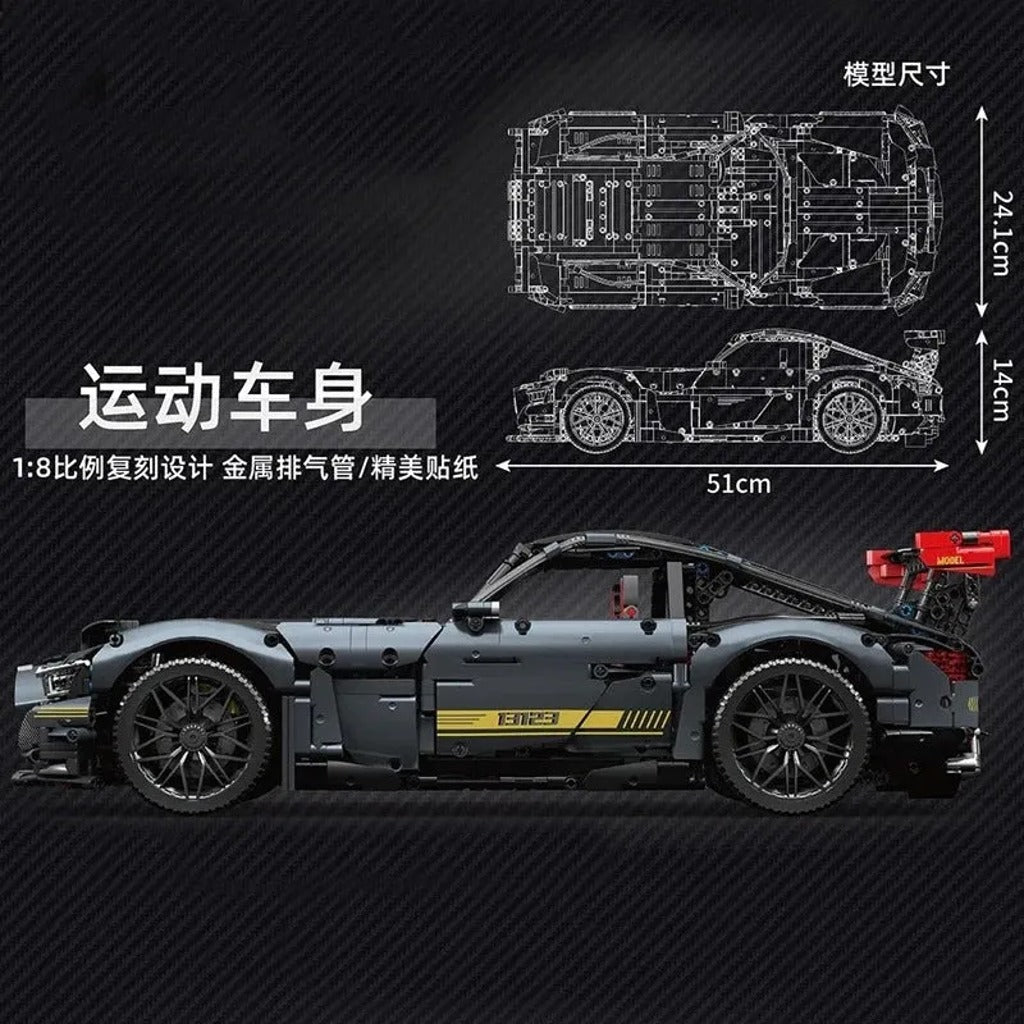 Mould King Mercedes AMG GT Shadow (13123) building set - view 4