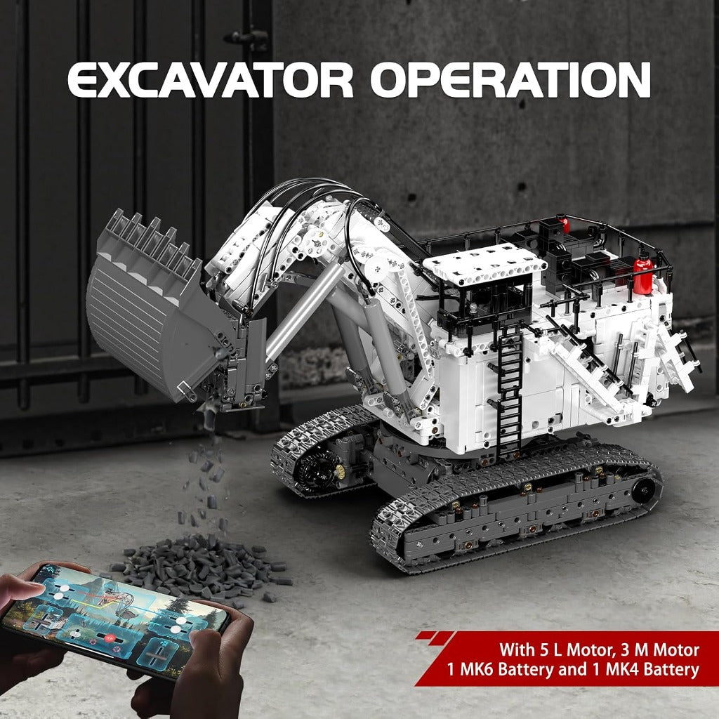 Mould King Remote Controlled Mining Excavator (17067) building set - view 4