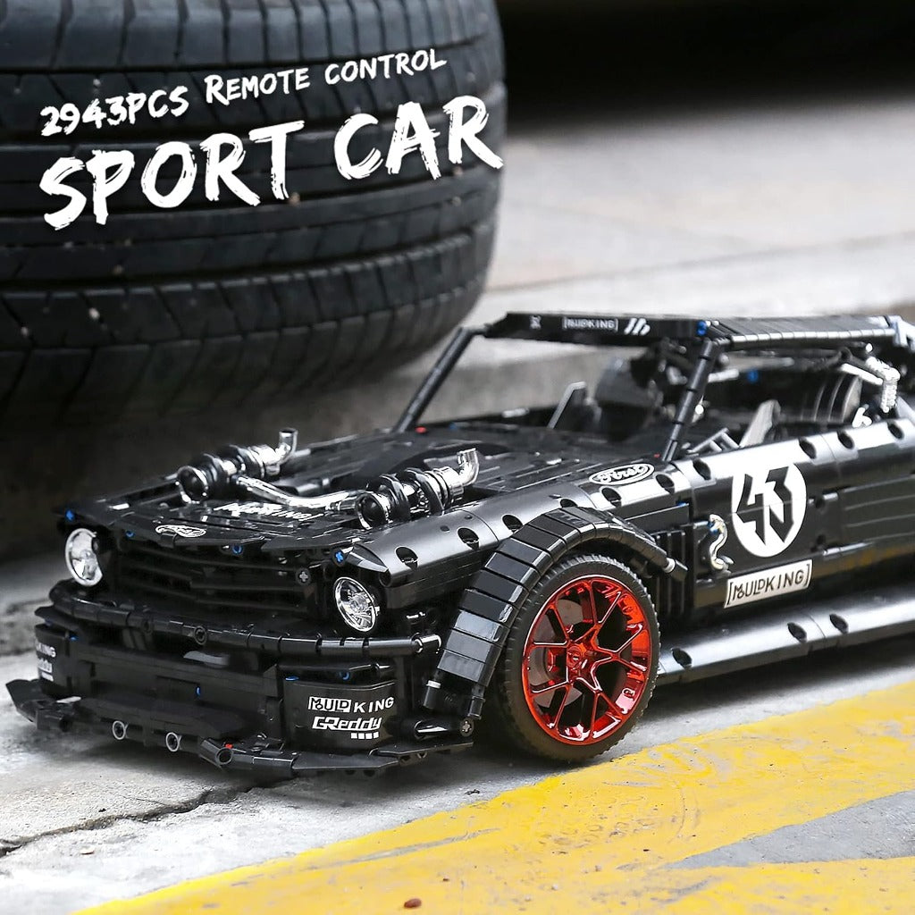 Mould King Mustang 1400BHP Sports Car (13108S) building set - view 2