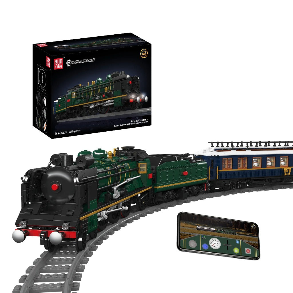 Mould King Orient Express SNCF 231 Steam Locomotive (12025) building set