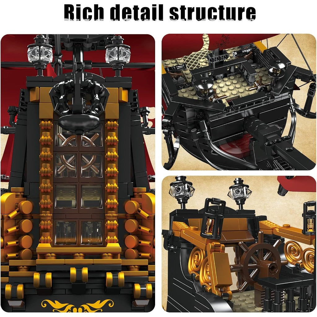Mould King Queen Pirate Ship (13109) building set - view 5