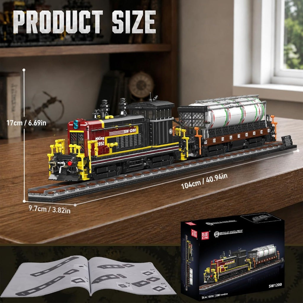 Mould King SW1200 Classic Diesel Switcher Locomotive (12052) building set - view 2