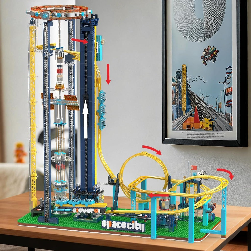Mould King Space Elevator Amusement Park (11031) building set - view 4