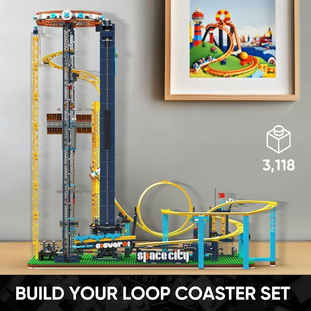 Mould King Space Elevator Amusement Park (11031) building set - view 7