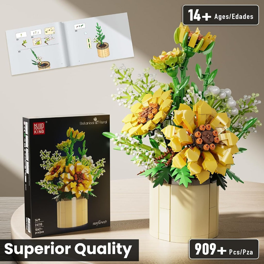 Mould King Sunflower Potted (24110) building set - view 2