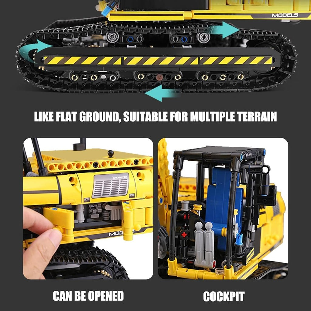 Mould King Tracked Excavator Dynamic Version (13112) building set - view 6