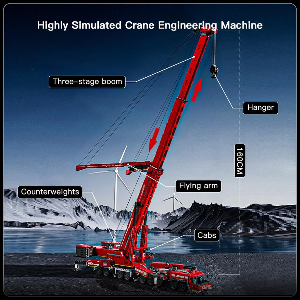 Mould King Ultimate Liebherr LTM 11200 (17008) building set - view 3