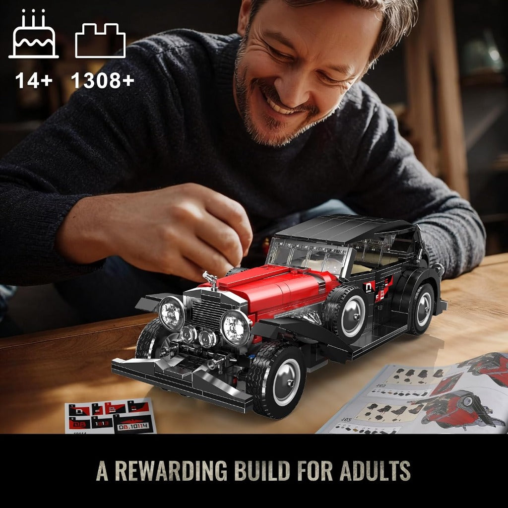 Mould King Vintage Convertible Car (10114) building set - view 7
