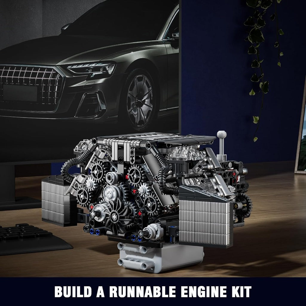 Mould King W12 Twin Turbo Engine (10230) building set - view 5