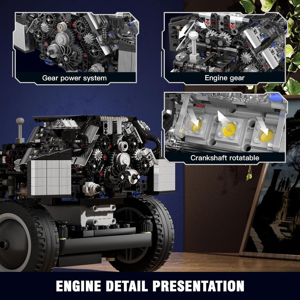 Mould King W12 Twin Turbo Engine (10230) building set - view 6