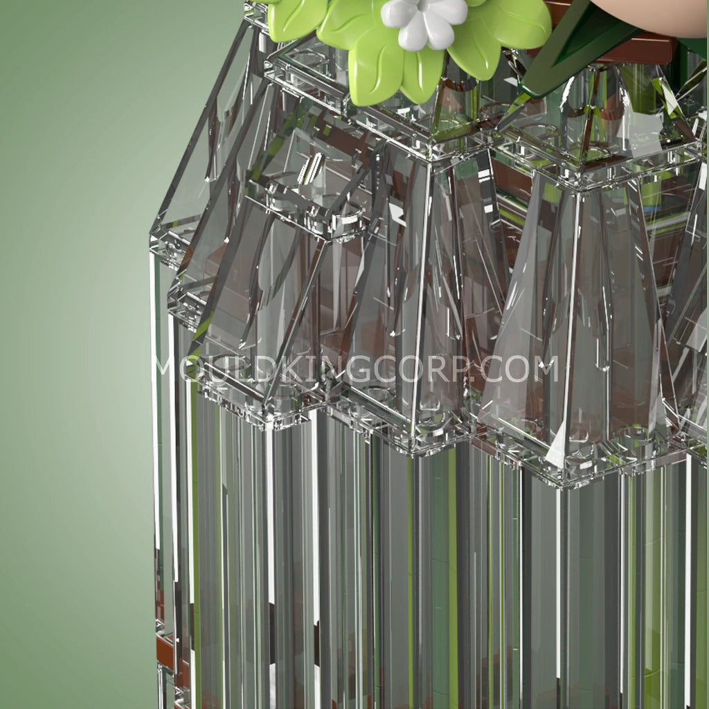Mould King White Rose Flower Bouquet (24109) building set - view 5