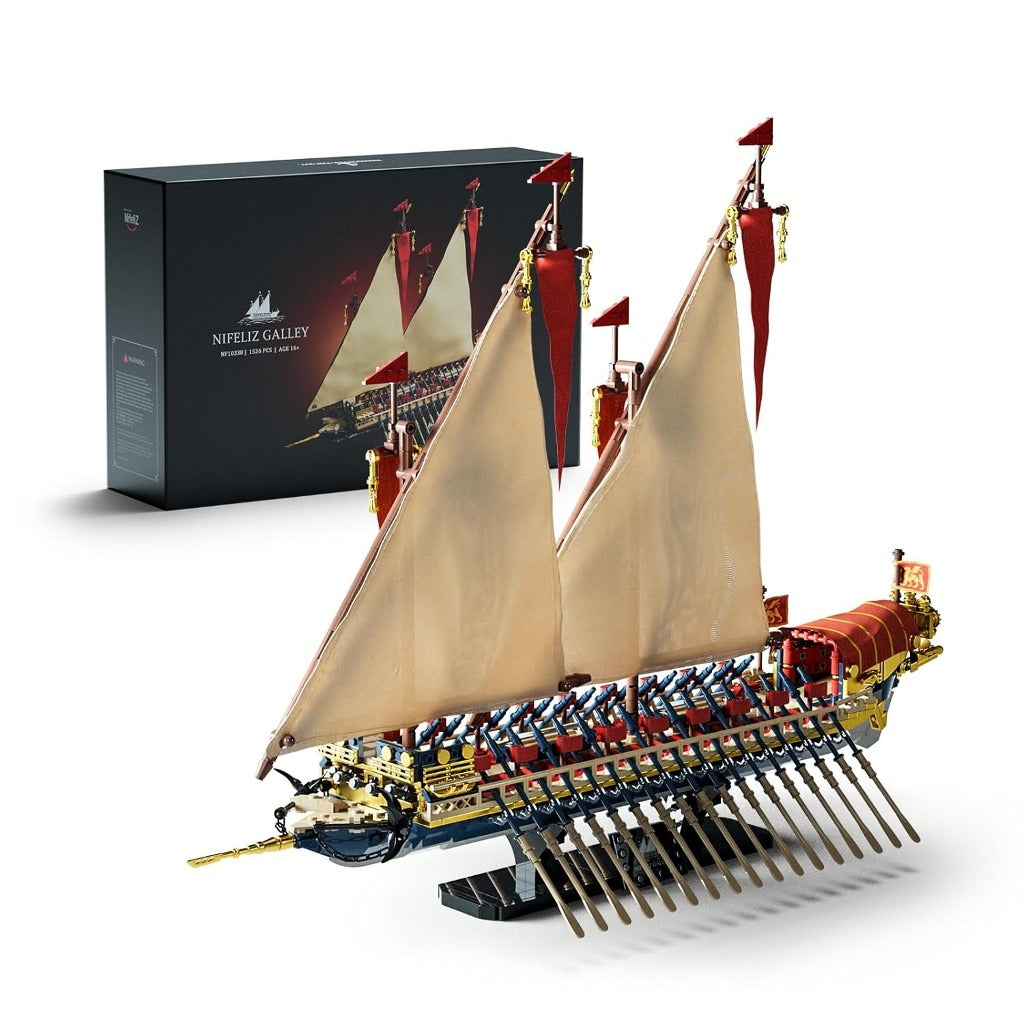 NifeliZ Galley Sailing Ship building set