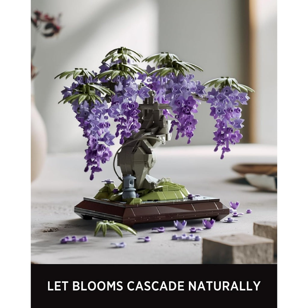 NifeliZ Wisteria Bonsai Tree building set - view 3