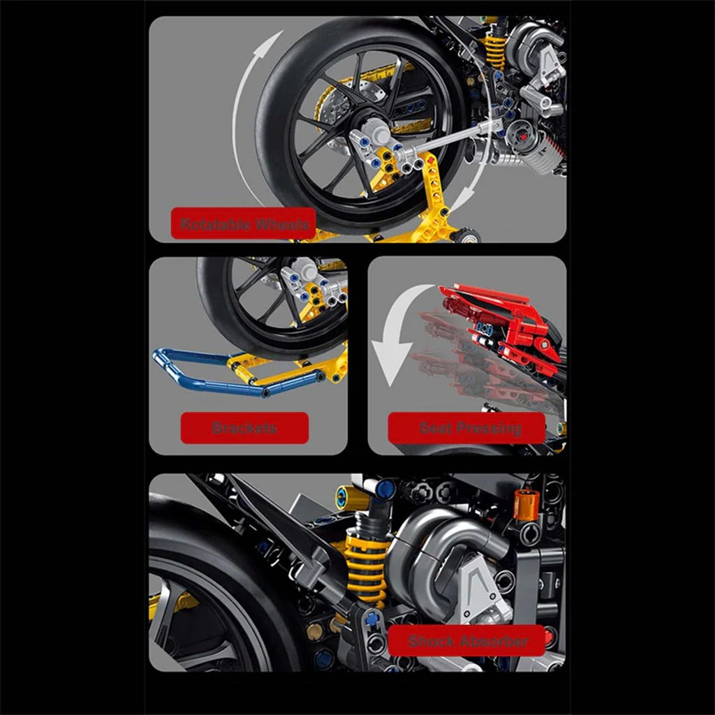 Panlos Ducati V4S (672101) building set - view 3