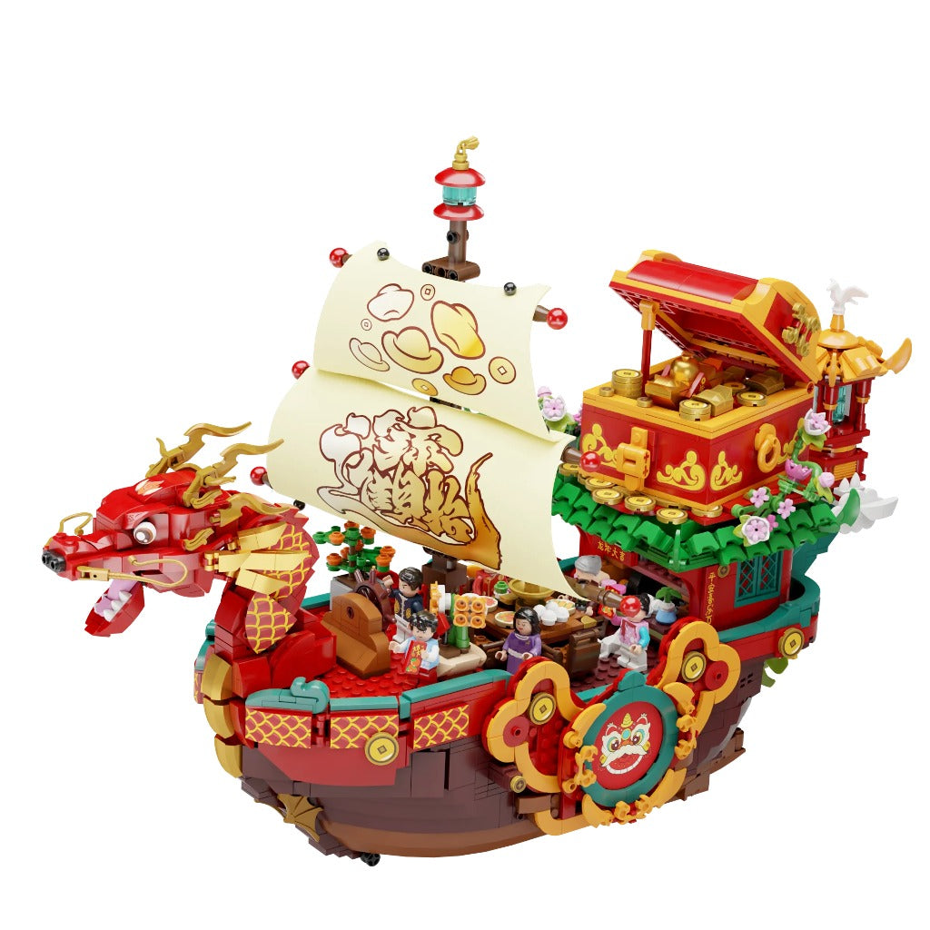 Pantasy Fortune Dragon Ship (18009) building set
