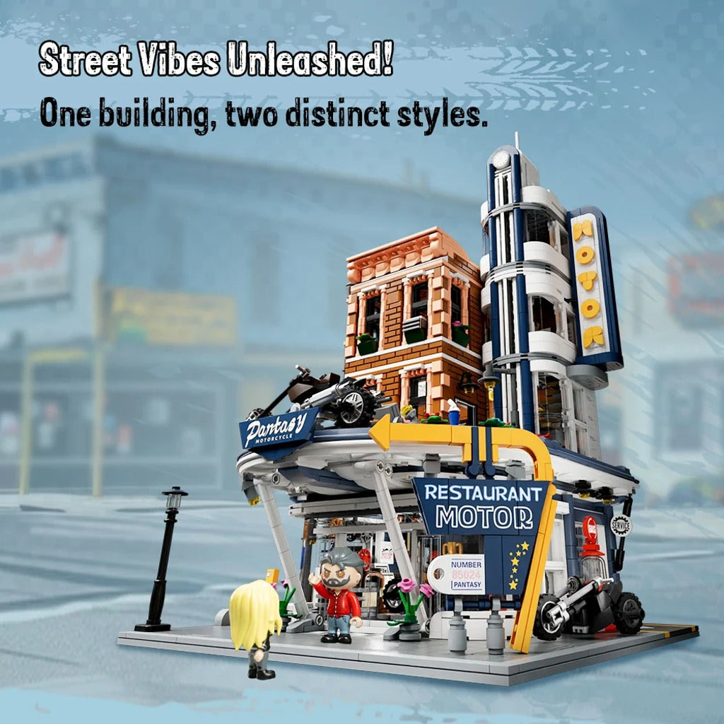 Pantasy Motorcycle Restaurant (85024) building set - view 3