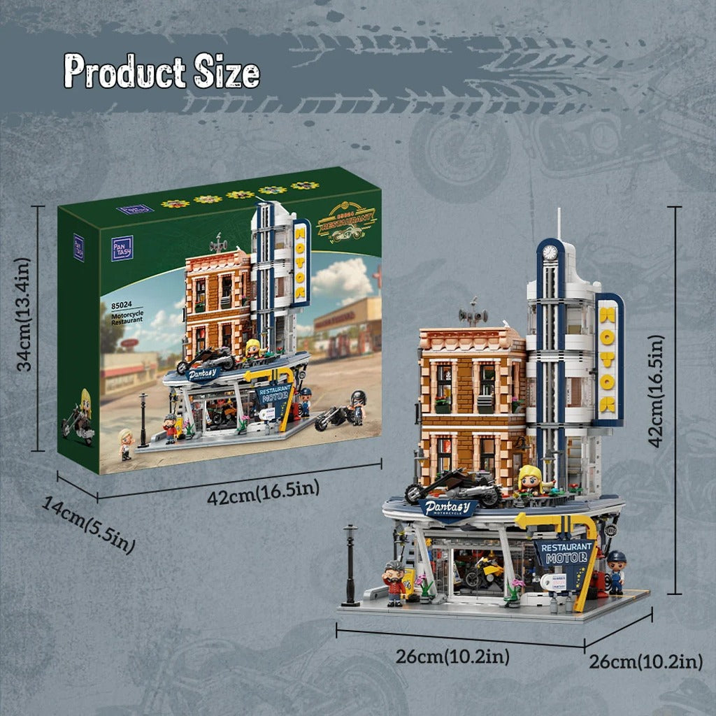Pantasy Motorcycle Restaurant (85024) building set - view 8