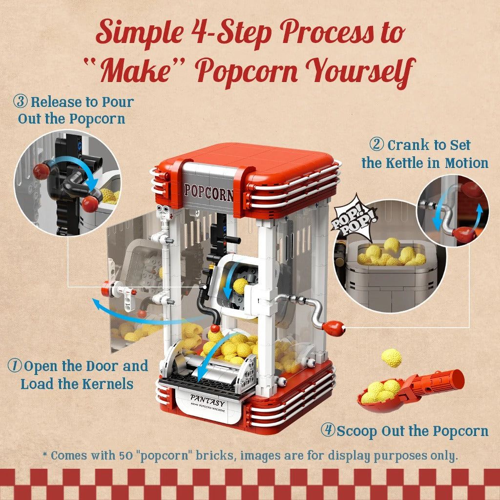 Pantasy Popcorn Machine (85046) building set - view 4