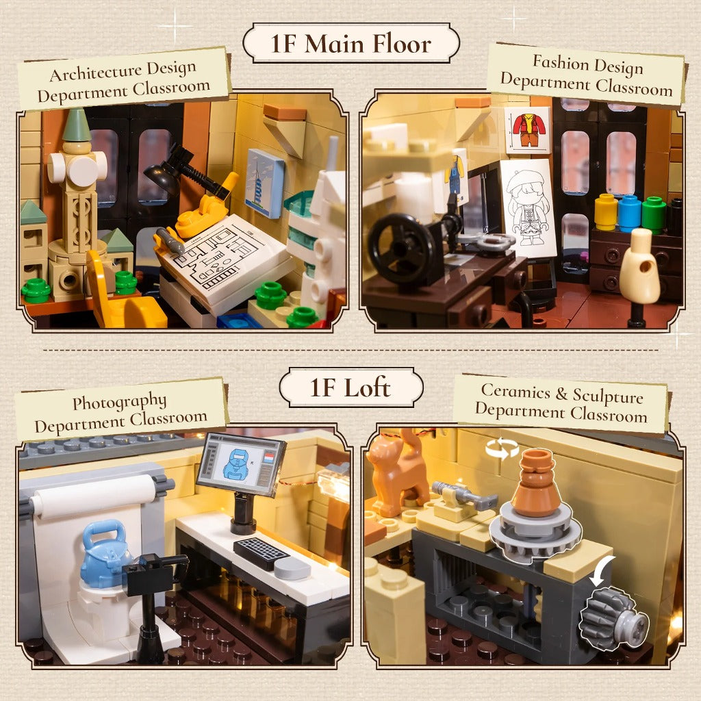 Pantasy School of Arts (85036) building set - view 6