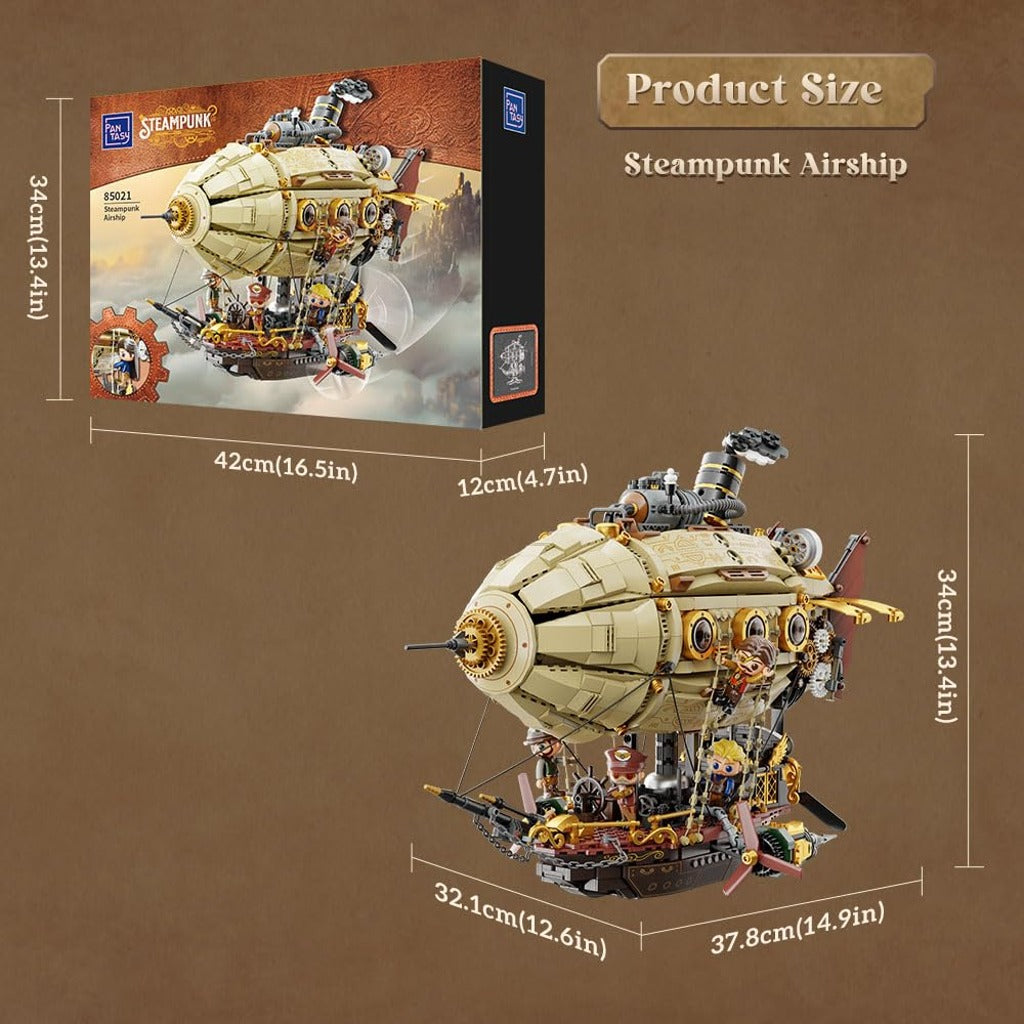 Pantasy Steampunk Airship (85021) building set - view 2