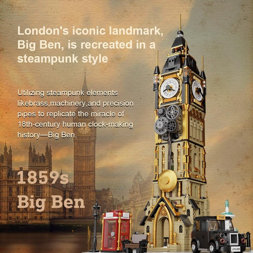 Pantasy Steampunk Clock Tower (85008) building set - view 5
