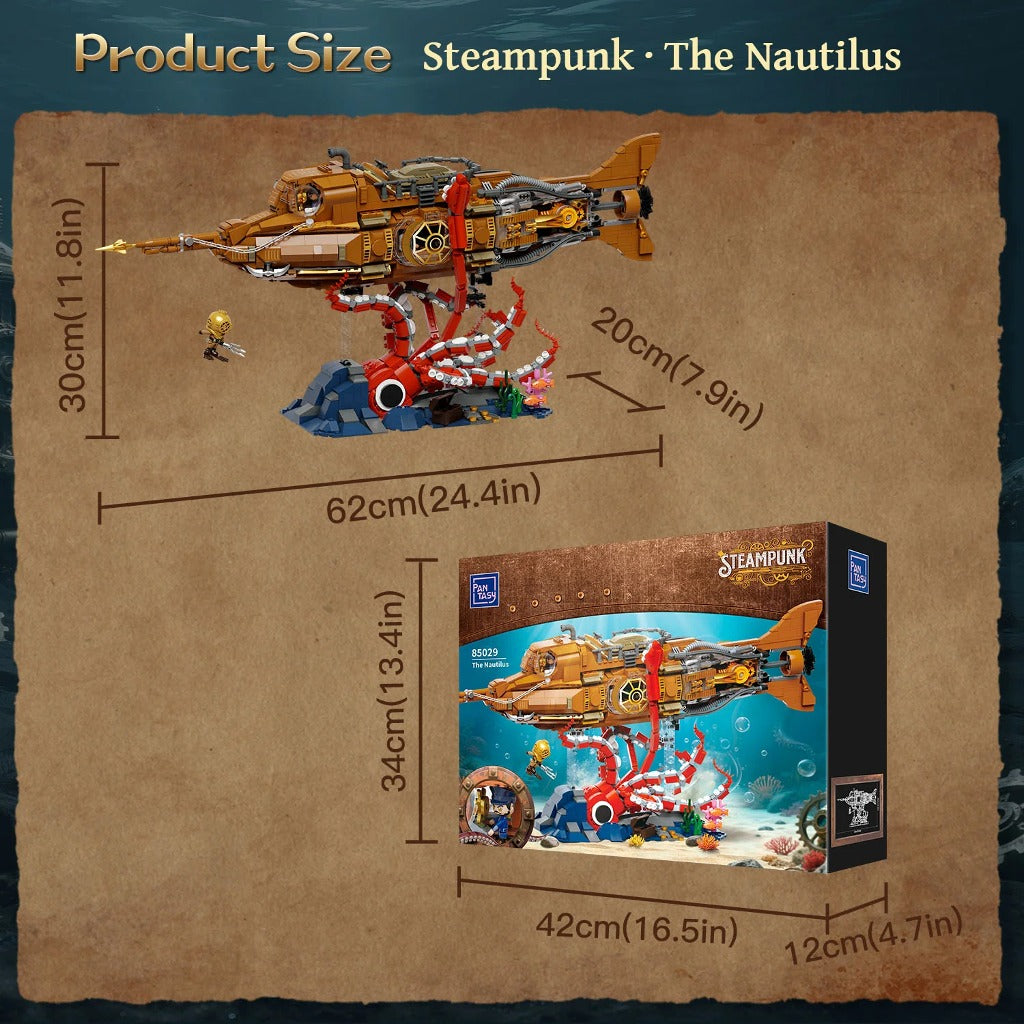 Pantasy Steampunk The Nautilus (85029) building set - view 8