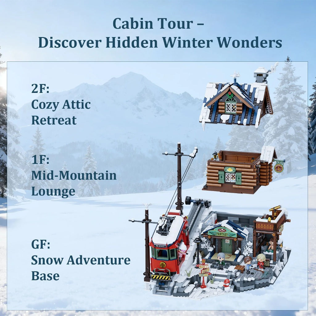 Pantasy Summit Cabin (85033) building set - view 4
