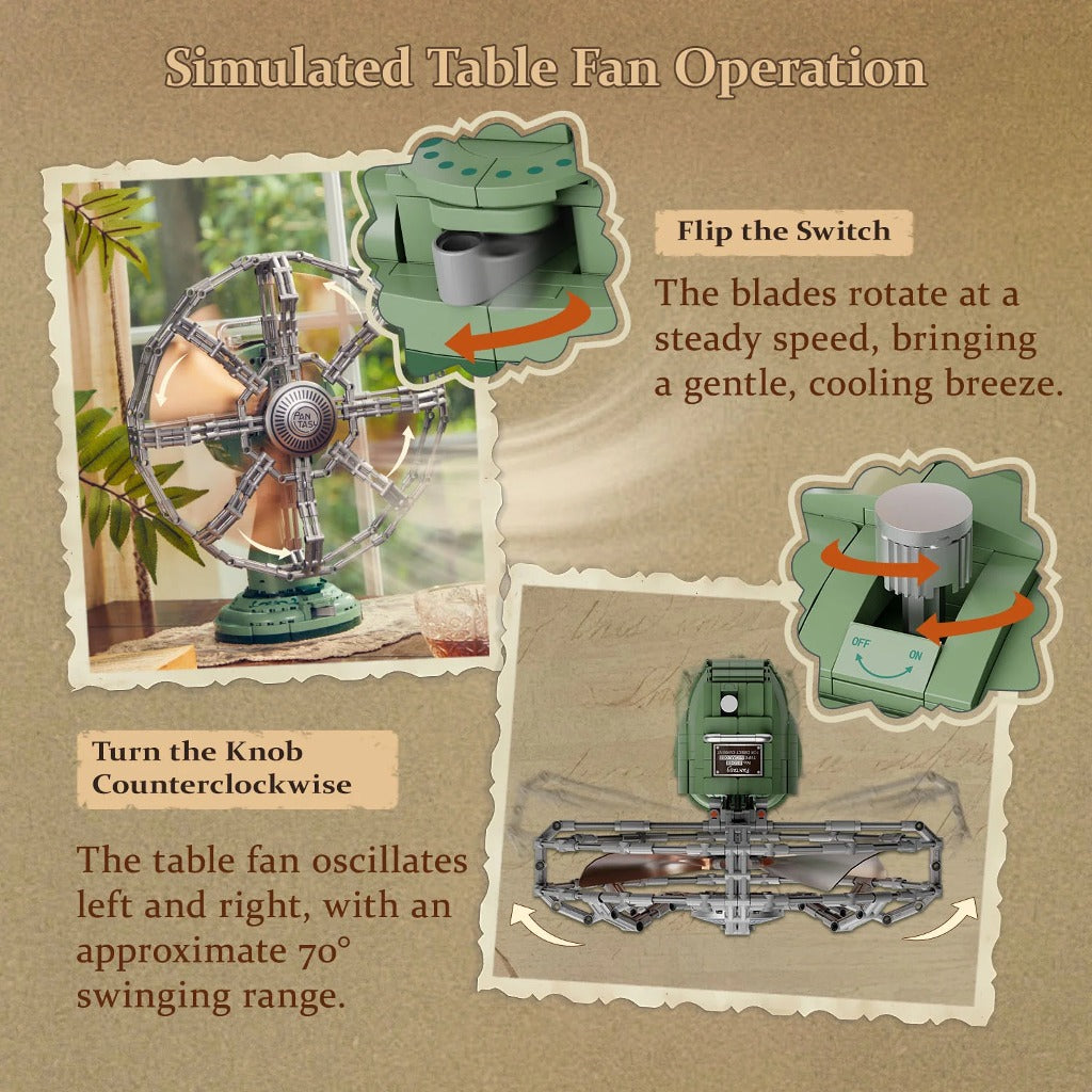Pantasy Table Fan (85044) building set - view 4