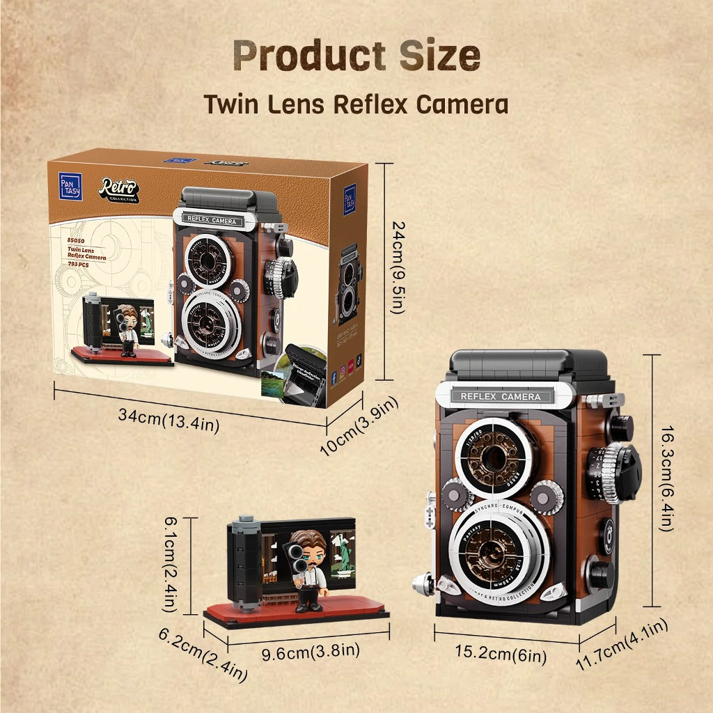 Pantasy Twin Lens Reflex Camera (85050) building set - view 8