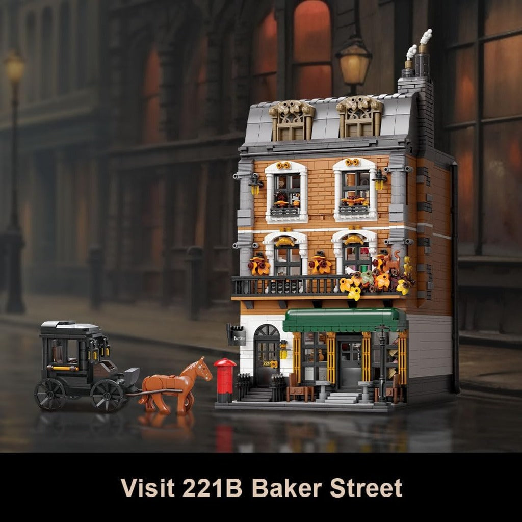 Pantasy x Sherlock Holmes Baker Street 221B Apartment (85014) building set - view 3