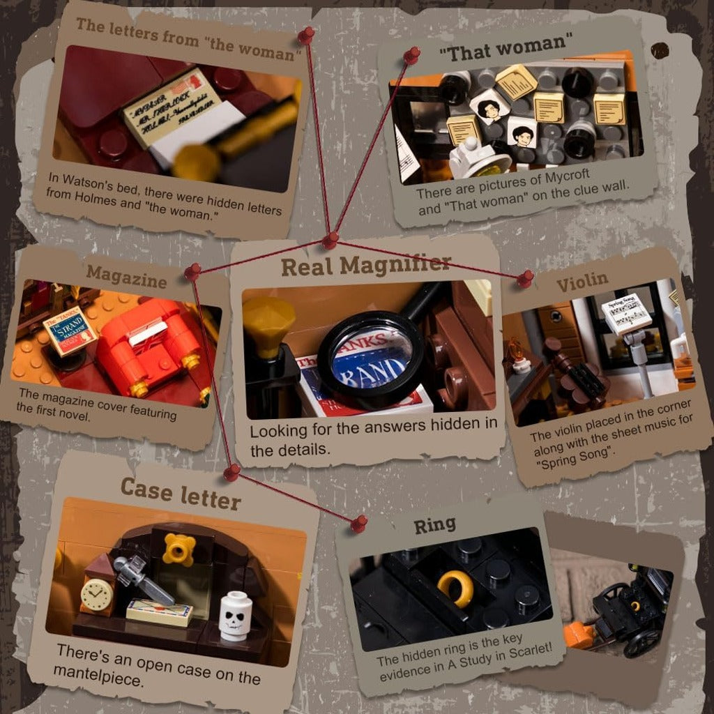 Pantasy x Sherlock Holmes Baker Street 221B Apartment (85014) building set - view 4