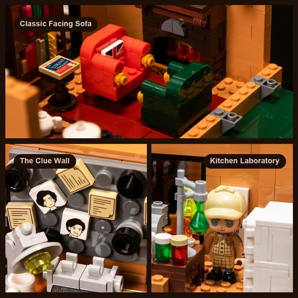 Pantasy x Sherlock Holmes Baker Street 221B Apartment (85014) building set - view 5