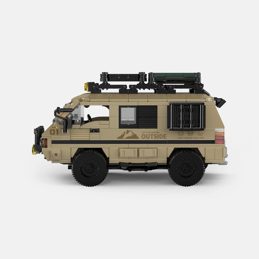 PowerBuild Retro 4x4 Camper Van building set - view 3