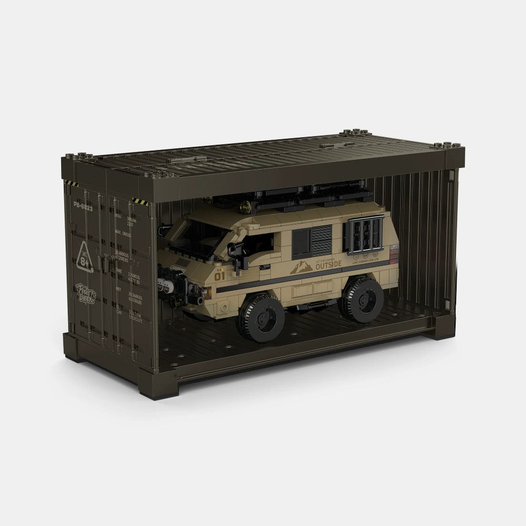 PowerBuild Retro 4x4 Camper Van building set - view 5